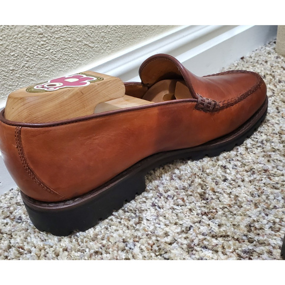 Cole Haan Men’s Brown Leather Loafers Size 8.5 AA – Vibram Sole Made in Brazil - Picture 4 of 7